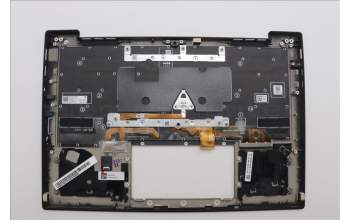 Lenovo 5M11N61101 C-Cover with keyboard, Spanish LA, Deep Black, FingerPrint Reader, WLAN, UK