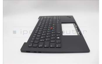 Lenovo 5M11N61130 C-Cover with keyboard,German,Deep Black,FingerPrint Reader,WLAN