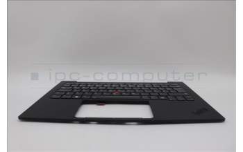 Lenovo 5M11N61146 C-Cover with keyboard, Swedish/Finnish, Deep Black, FingerPrint Reader, WLAN, UK