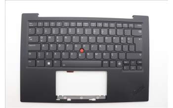 Lenovo 5M11N61150 C-Cover with keyboard, Turkish, Deep Black, FingerPrint Reader, WLAN, UK