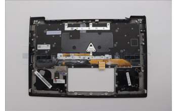 Lenovo 5M11N61153 C-Cover with keyboard, Ukraine, Deep Black, FingerPrint Reader, WLAN, US