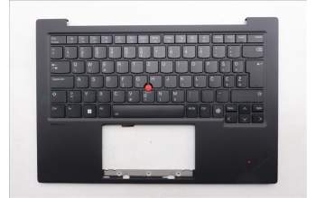 Lenovo 5M11N61181 C-Cover with keyboard, Slovenian, Deep Black, FingerPrint Reader, WWAN, UK