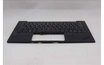 Lenovo 5M11N61181 C-Cover with keyboard, Slovenian, Deep Black, FingerPrint Reader, WWAN, UK