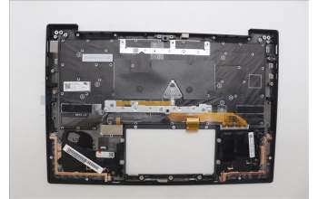 Lenovo 5M11N61208 C-Cover with keyboard, Icelandic, Deep Black, FingerPrint Reader, WWAN, UK