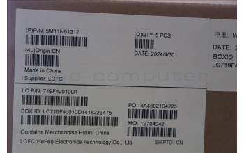 Lenovo 5M11N61217 C-Cover with keyboard, Russian, Deep Black, FingerPrint Reader, WWAN, US