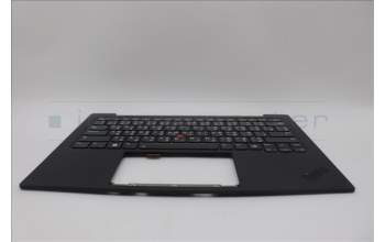 Lenovo 5M11N61223 C-Cover with keyboard, Thai, Deep Black, FingerPrint Reader, WWAN, US