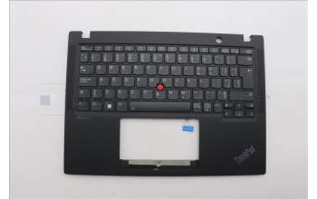 Lenovo 5M11N89420 C-Cover with keyboard, Canadian French English, Black, Backlight, UK
