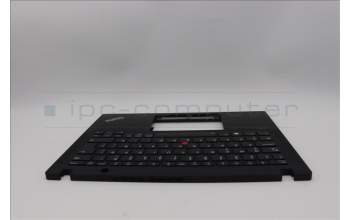 Lenovo 5M11N89435 C-Cover with keyboard, Icelandic, Black, Backlight, UK
