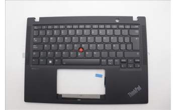 Lenovo 5M11N89447 C-Cover with keyboard, Spanish LA, Black, Backlight, UK