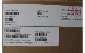 Lenovo 5M11N89447 C-Cover with keyboard, Spanish LA, Black, Backlight, UK