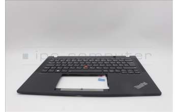 Lenovo 5M11N89471 C-Cover with keyboard, Swedish/Finnish, Black, Backlight, UK