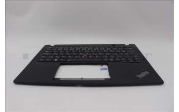 Lenovo 5M11N89515 C-Cover with keyboard, Czech Slovakian, Black, Backlight, WWAN, UK