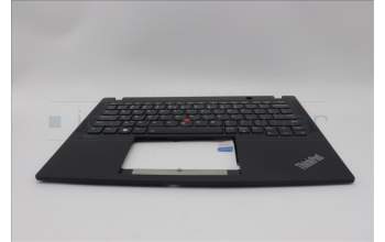 Lenovo 5M11N89527 C-Cover with keyboard, US English Euro, Black, Backlight, WWAN, US