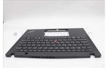 Lenovo 5M11N89539 C-Cover with keyboard, Greek, Black, Backlight, WWAN, US