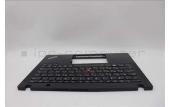 Lenovo 5M11N89542 C-Cover with keyboard, Hebrew, Black, Backlight, WWAN, US