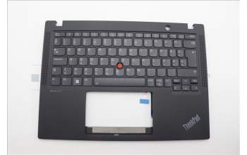 Lenovo 5M11N89545 C-Cover with keyboard, Hungarian, Black, Backlight, WWAN, UK