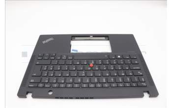 Lenovo 5M11N89545 C-Cover with keyboard, Hungarian, Black, Backlight, WWAN, UK