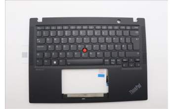 Lenovo 5M11N89566 C-Cover with keyboard, Norwegian, Black, Backlight, WWAN, UK