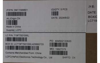 Lenovo 5M11N89601 MECH_ASM BL KB BK MG WW UK CHY