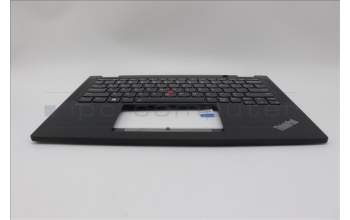 Lenovo 5M11N89854 C-Cover with keyboard, USA English, Black, Backlight, US