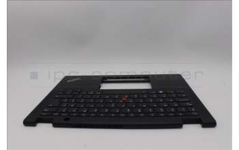 Lenovo 5M11N89878 C-Cover with keyboard, Hungarian, Black, Backlight, UK