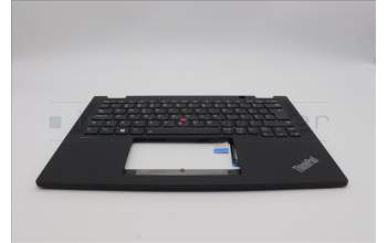 Lenovo 5M11N93096 C-Cover with keyboard, Portuguese, Black, Backlight, UK