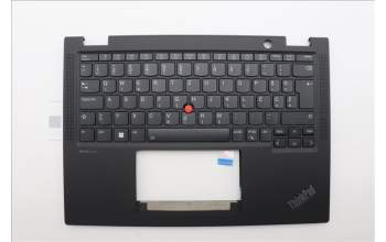 Lenovo 5M11N93102 C-Cover with keyboard, Slovenian, Black, Backlight, UK