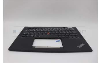 Lenovo 5M11N93108 C-Cover with keyboard, Swedish/Finnish, Black, Backlight, UK