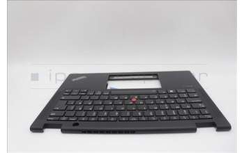 Lenovo 5M11N93108 C-Cover with keyboard, Swedish/Finnish, Black, Backlight, UK