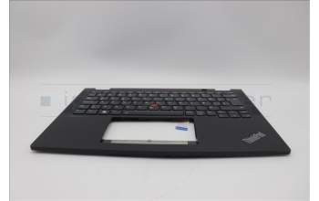 Lenovo 5M11N93183 C-Cover with keyboard, Icelandic, Black, Backlight, WWAN, UK