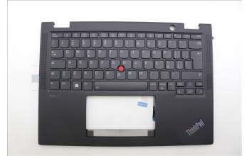 Lenovo 5M11N93186 C-Cover with keyboard, Italian, Black, Backlight, WWAN, UK