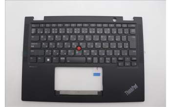 Lenovo 5M11N93189 C-Cover with keyboard, Japanese, Black, Backlight, WWAN, JP