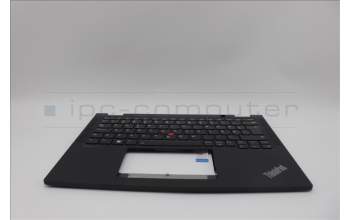 Lenovo 5M11N93201 C-Cover with keyboard,Norwegian,Black,Backlight,WWAN