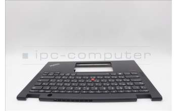 Lenovo 5M11N93210 C-Cover with keyboard, Russian, Black, Backlight, WWAN, US
