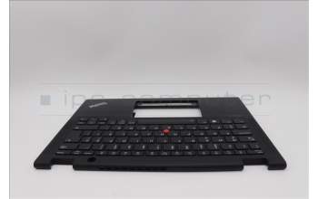 Lenovo 5M11N93231 C-Cover with keyboard, Turkish, Black, Backlight, WWAN, UK