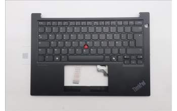 Lenovo 5M11N93268 C-Cover with keyboard, French, Black, US