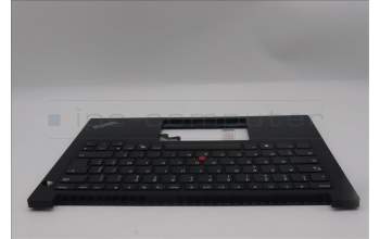 Lenovo 5M11N93268 C-Cover with keyboard, French, Black, US