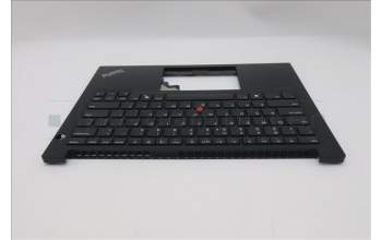 Lenovo 5M11N93332 C-Cover with keyboard, US English Euro, Black, US