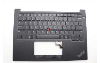 Lenovo 5M11N94153 C-Cover with keyboard, USA English, Black, Backlight, US