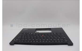 Lenovo 5M11N94159 C-Cover with keyboard, Canadian French 058, Black, Backlight, UK