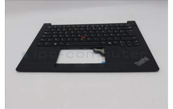 Lenovo 5M11N94177 C-Cover with keyboard, French, Black, Backlight, US