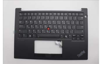 Lenovo 5M11N94193 C-Cover with keyboard, Hebrew, Black, Backlight, US