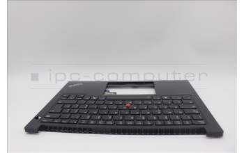 Lenovo 5M11N94197 C-Cover with keyboard, Italian, Black, Backlight, UK