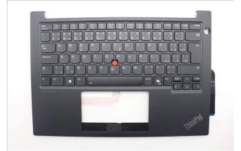 Lenovo 5M11N94213 C-Cover with keyboard, Czech Slovakian, Black, Backlight, UK