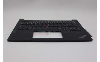 Lenovo 5M11N94213 C-Cover with keyboard, Czech Slovakian, Black, Backlight, UK