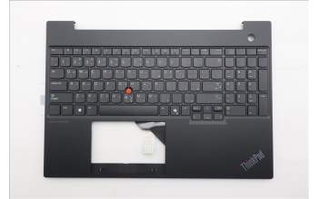 Lenovo 5M11N96525 C-Cover with keyboard, Arabic, Black, US