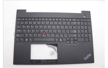 Lenovo 5M11N96526 C-Cover with keyboard, Arabic, Black, US