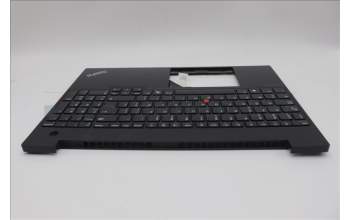Lenovo 5M11N96529 C-Cover with keyboard, Belgian, Black, UK