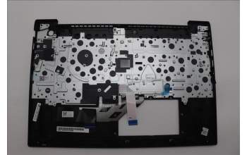 Lenovo 5M11N96535 C-Cover with keyboard, Spanish, Black, UK