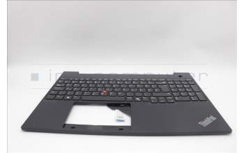 Lenovo 5M11N96547 C-Cover with keyboard, Hungarian, Black, UK